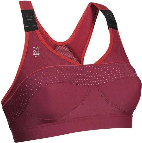 Top Strap X-Back Sports Bra - Rouge