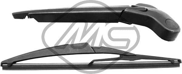 Metalcaucho Wiper Arm Rear Rubber With Spring Strip