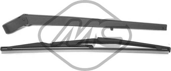 Metalcaucho Wiper Arm Rear Rubber With Spring Strip