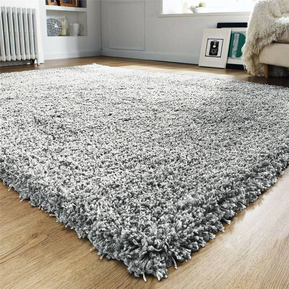 Flair Rugs Shaggy Rug Touch Grey