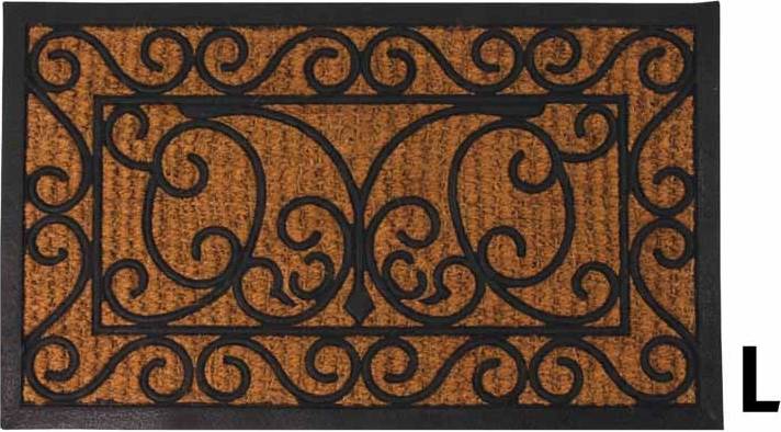 Esschert Design Dørmåtte Coir Brun, Sort cm