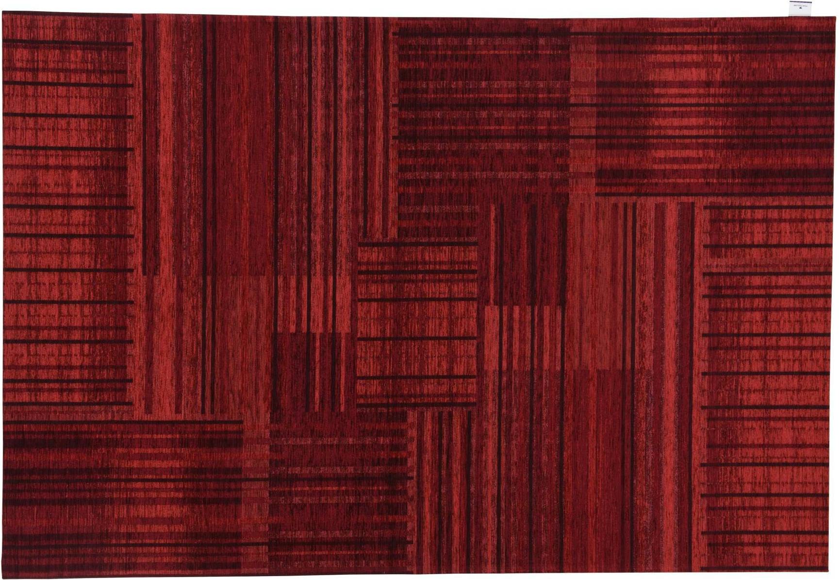 Tom Tailor Living Area Rug Rectangular 190 x 290 cm Red Red