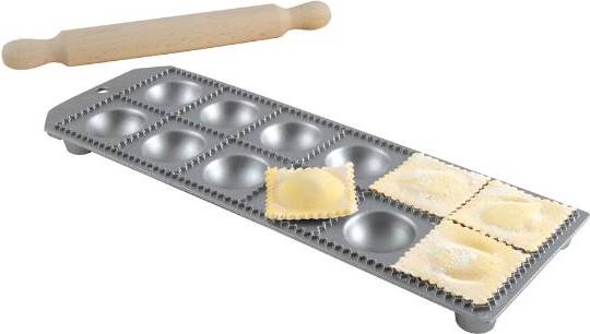 Stampo Ravioli Rotondo Con Rullo 12 Pezzi