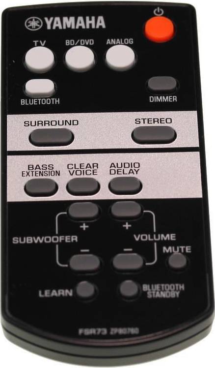 Yamaha FSR73 Sound Bar Remote Control