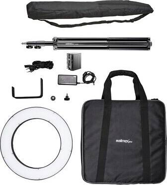 Walimex Pro LED Ringleuchte 380 Bi Color Set
