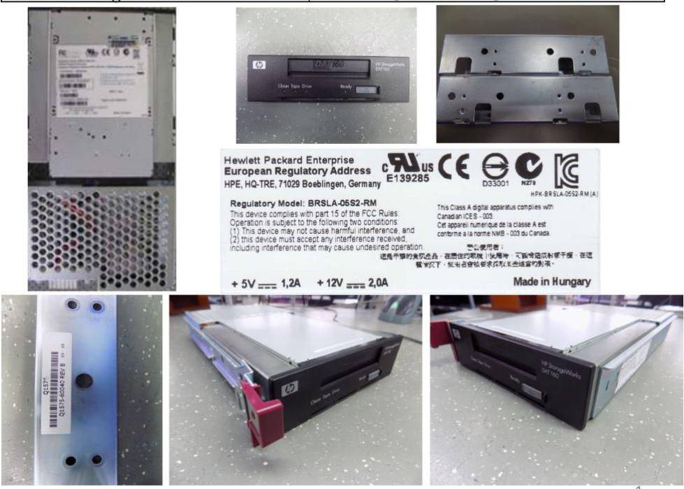 Hewlett Packard Drive Tape Dat160 Array Module