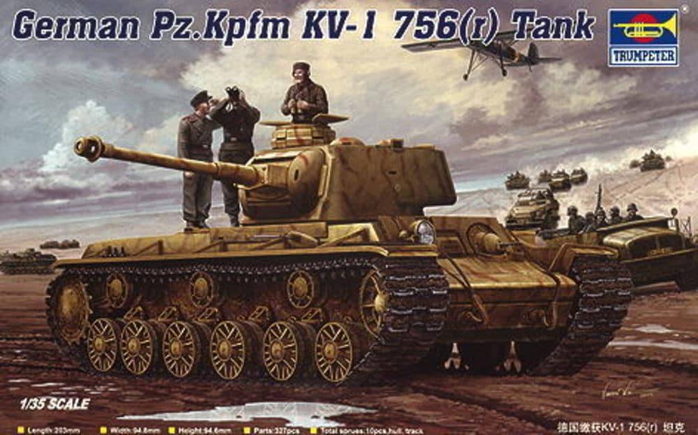 Trumpeter German Heavy Tank R Plastic Model 1/35 KV-1