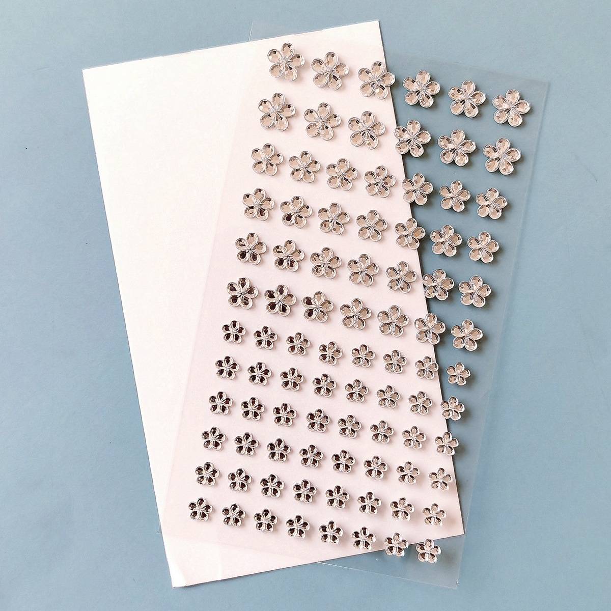 Shein Flower Design Rhinestone Assorted Sticker