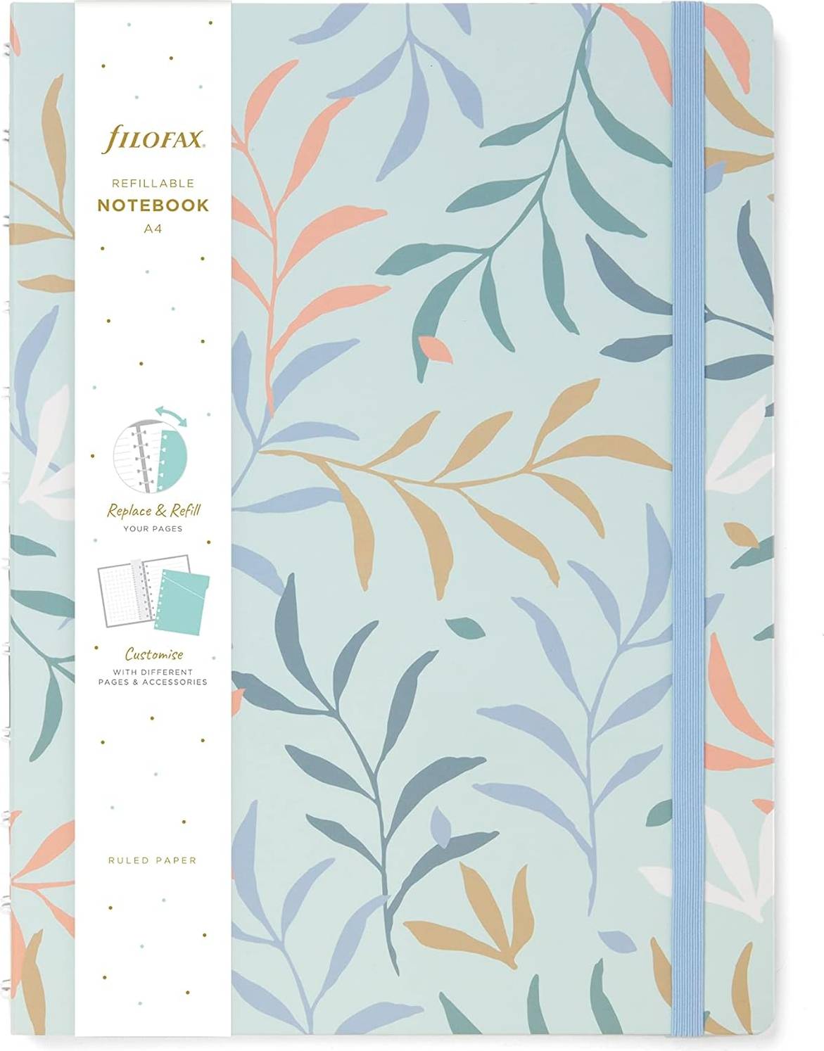 Botanical Refillable Notebook A4