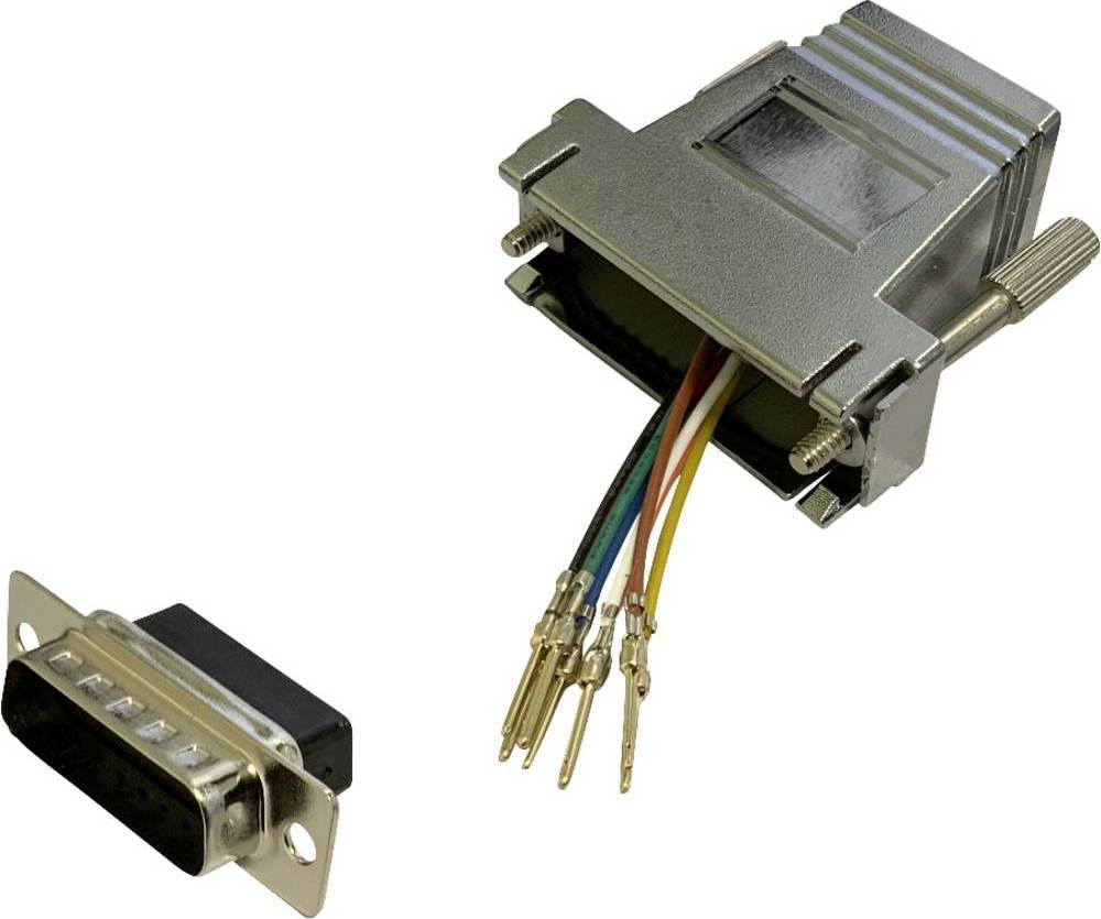 BKL Electronic Adapter D-SUB Plug 15-Pin RJ45 Socket 1 pcs