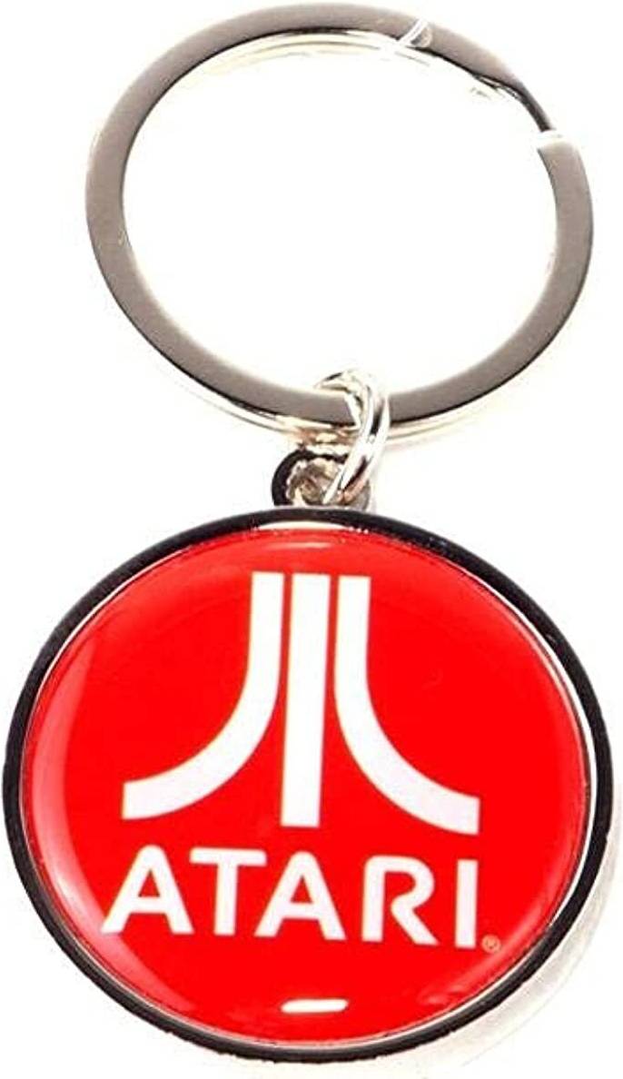Metal With Enamel Keychain - Red