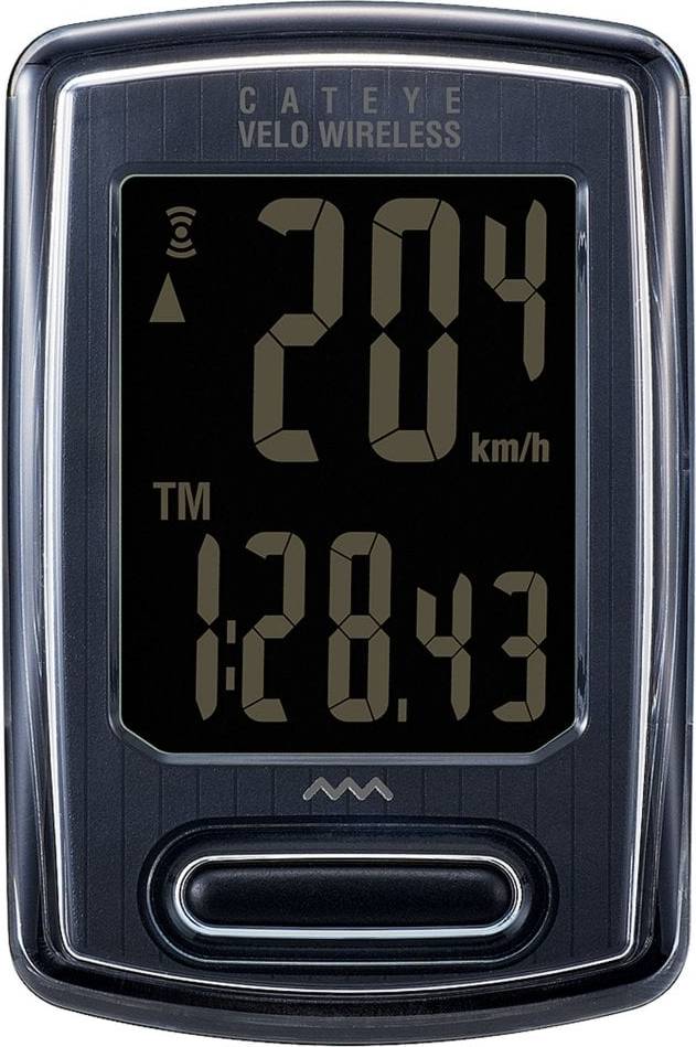 Cateye Computer Velo Wireless Stealth Edition Cycle Computer