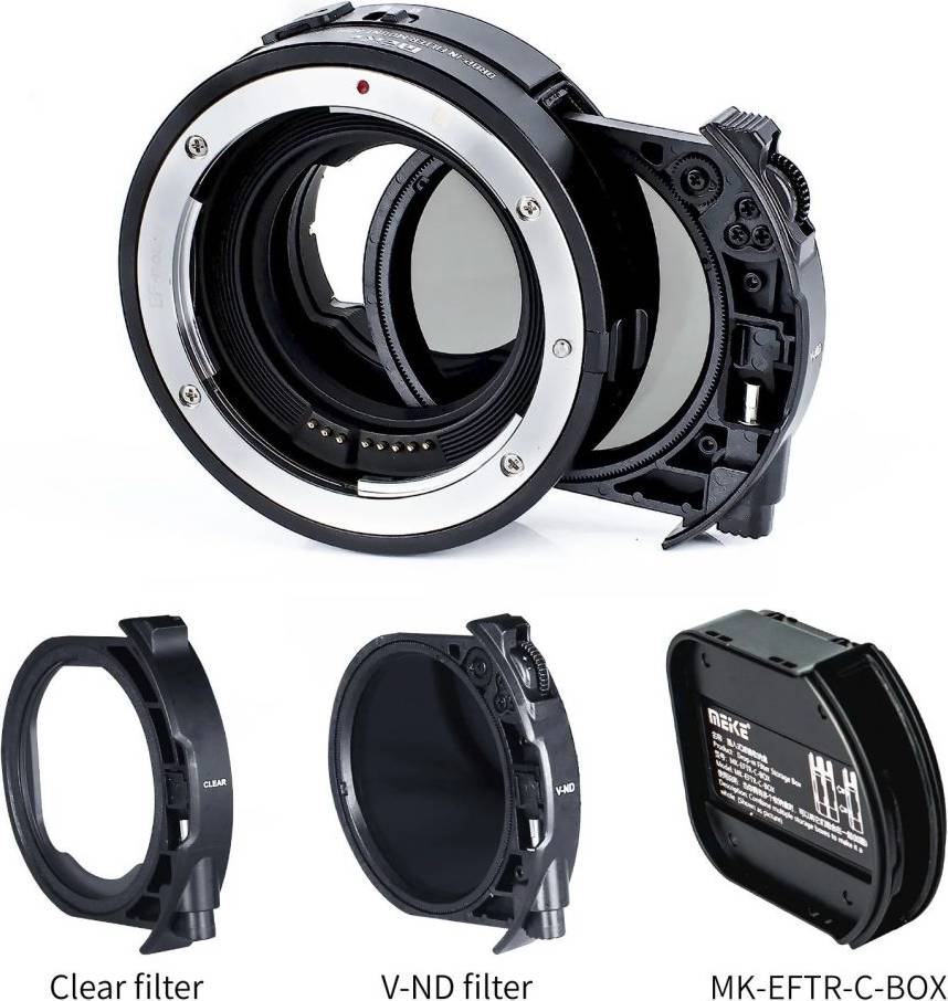 Meike Drop-In Filter Mount Adapter EF-E Lens Mount Adapter