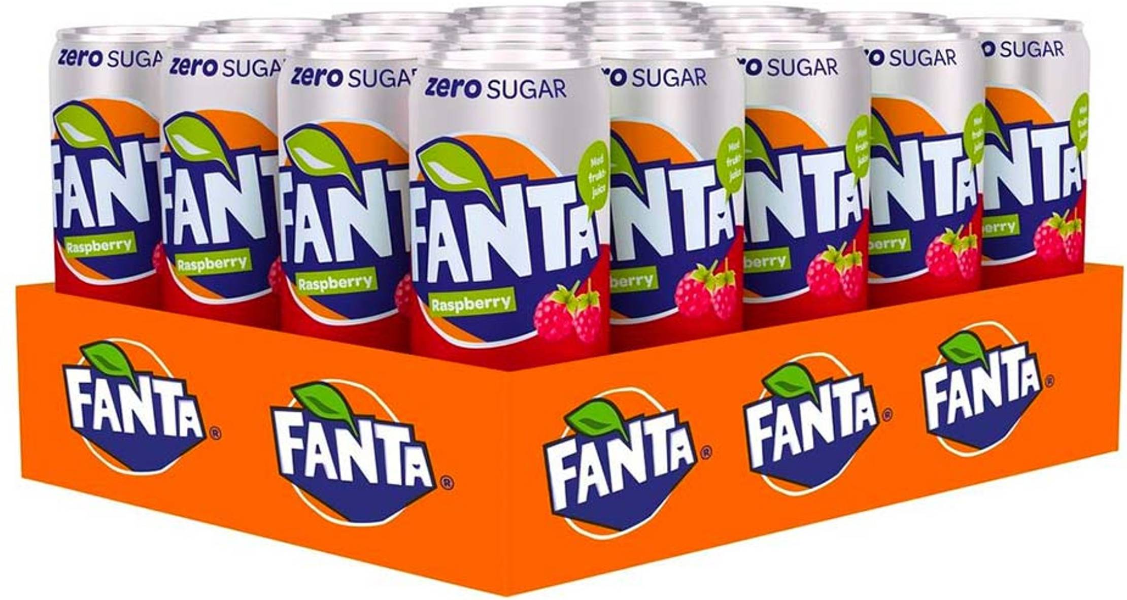 Fanta Fanta Zero Raspberry 20-pack 20pack