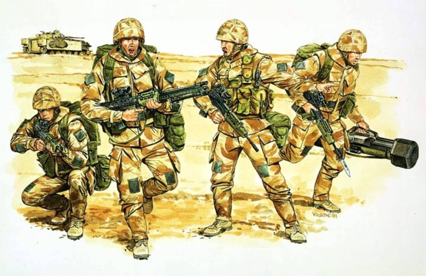 Dragon Models Britische Desert Rats