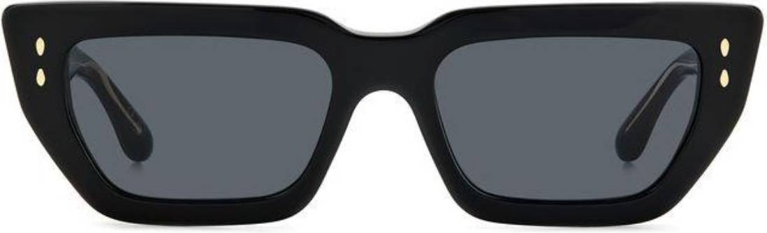 Isabel Marant Rectangular Sunglasses - Black/Gray