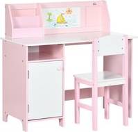 Homcom Kids Two-Piece Table and Chair Set