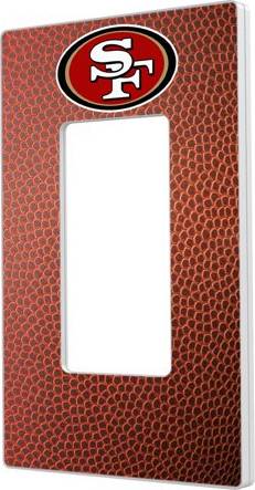 Keyscaper 49ers Football Design Single Rocker Light Switch Plate