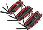 Amazon Basics Folding Hex Key Set 3-Pack Hex Key