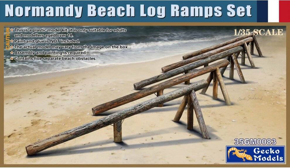 Beach Log Ramps Set 1/35