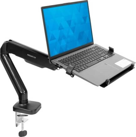 Tv riser Mount It Full Motion Adjustable Desk Laptop Riser and Platform Stand Gas Spring New Design