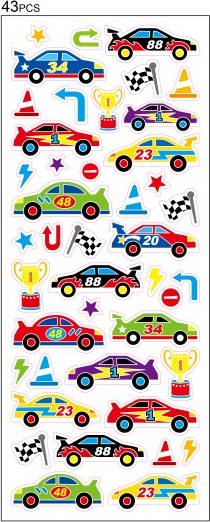 Tinka Racer Biler Stickers