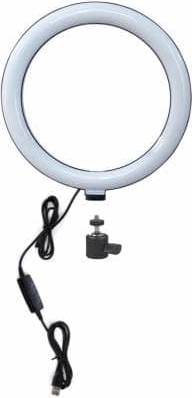 Njs LED Selfie Ring Light with Dimmable Remote Control