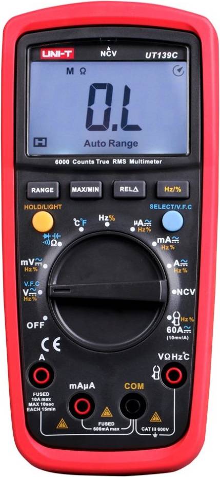 Multimètre Numérique True RMS UT139C