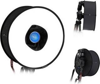 PU5145 45cm Ring Softbox Speedlight Round Style Flash Light Foldable Soft Flash Light Diffuser
