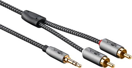 Goobay MiniJack Phono RCA lydkabel 3.5 MiniJack R