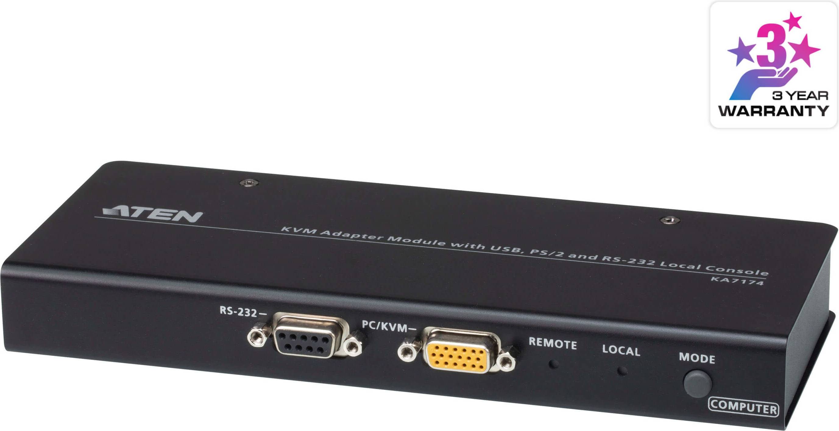 Aten KVM Adapter Module with USB PS 2 and RS-232 Local Console