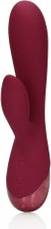 Smooth Silicone Rabbit Vibrator Dark Cherry