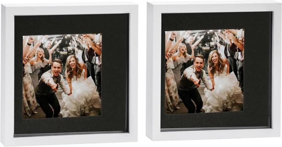 Nicola Spring 3D Box Photo Frame 2pcs