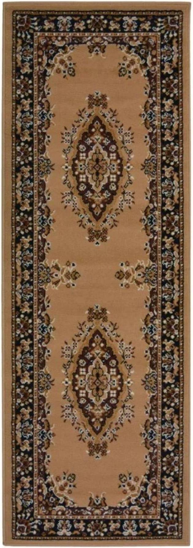 THE RUGS Maestro Collection Traditional Brown