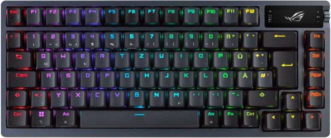 ASUS ROG Azoth RGB Sans Fil USB-Bluetooth-RF 2,4 GHz Noir