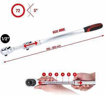 KS Tools Reversible 72 Chrome Vanadium Steel