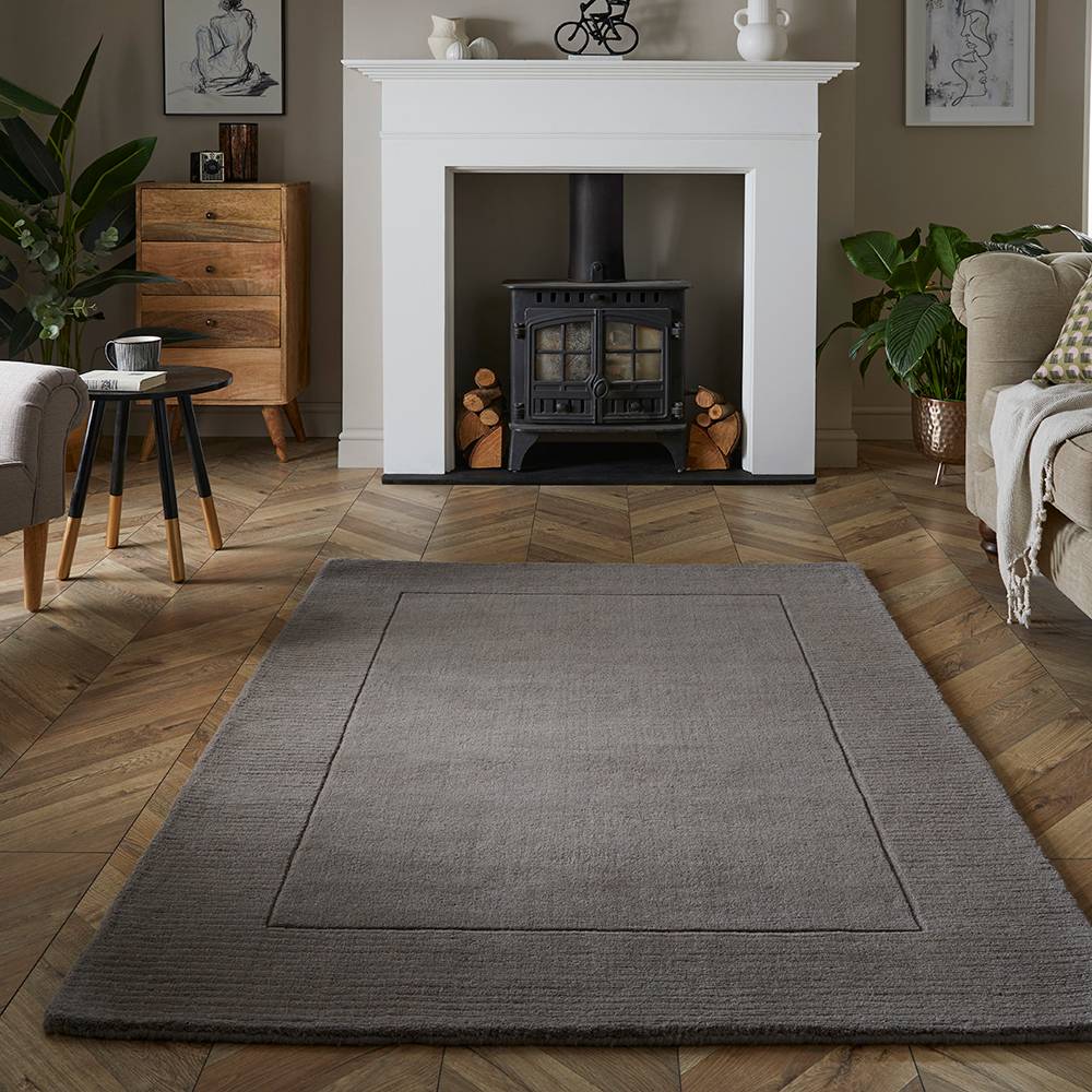 Esselle Home Grey Esme Wool Rug