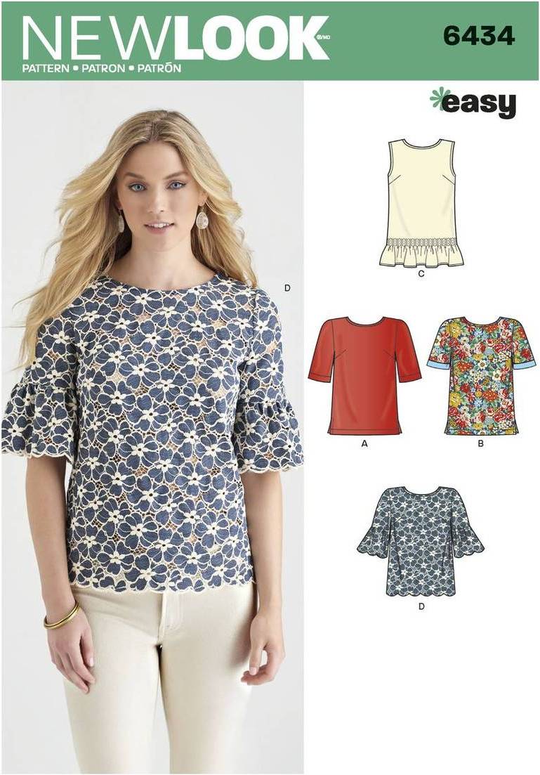 New Look Paper Sewing Pattern 6434