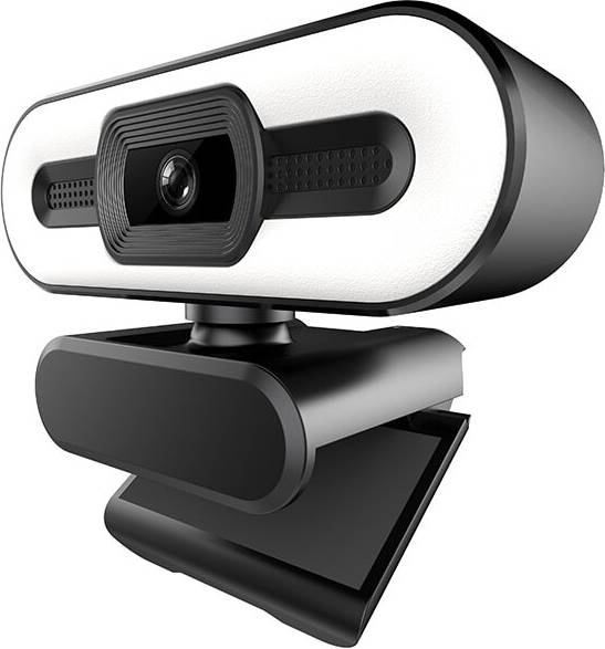 Webcam With Microphone PC Laptop Desktop USB Webcams With LED Light Auto Focus Camera2k