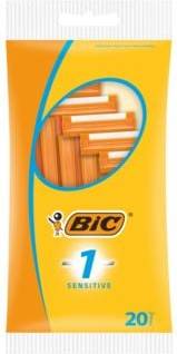 Bic 1 Sensitive Men's Razor 20 Pack