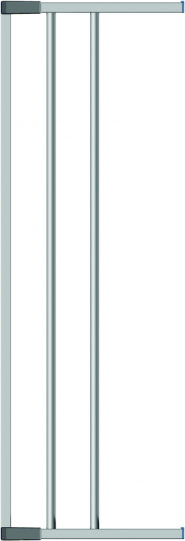 Swing Shut Extendable Gate Extension 18cm Silver