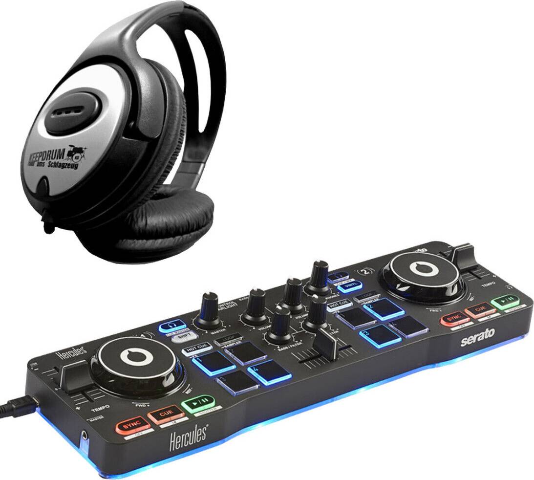 Dj controller Hercules DJ Control Starlight DJ Controller mit Kopfhörer