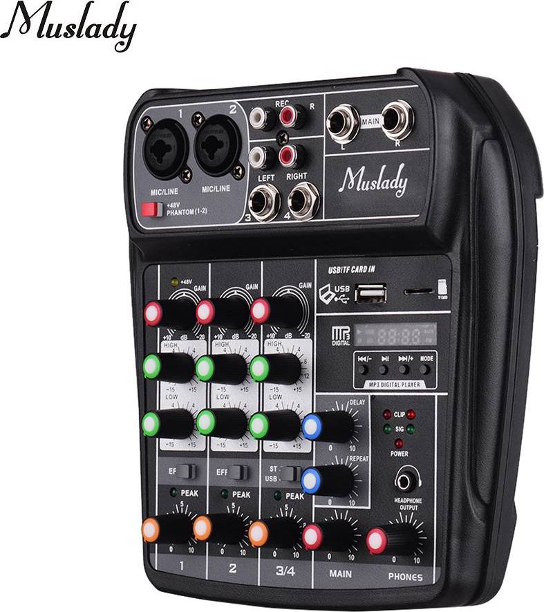 Tomtop Jms Muslady AI-4 Compact Digital Audio Mixer