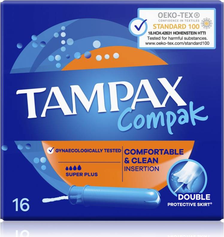 Compak Super Plus Tampons mit einem Applikator 16 St.