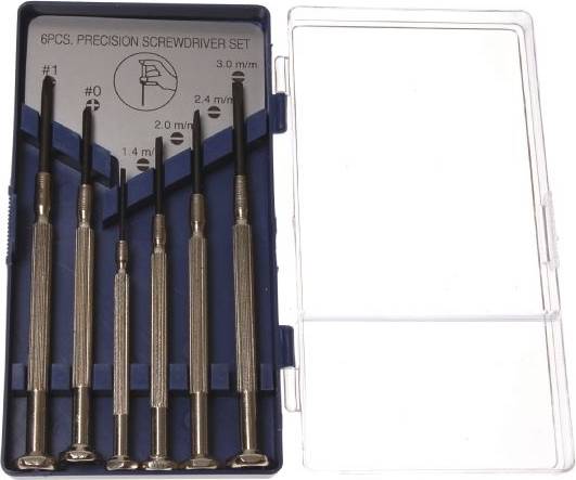 Mini screwdriver set 6 pcs.
