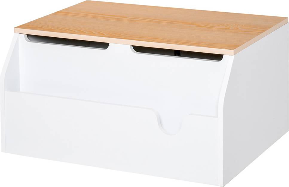 Homcom Kids White Storage Box with Lid