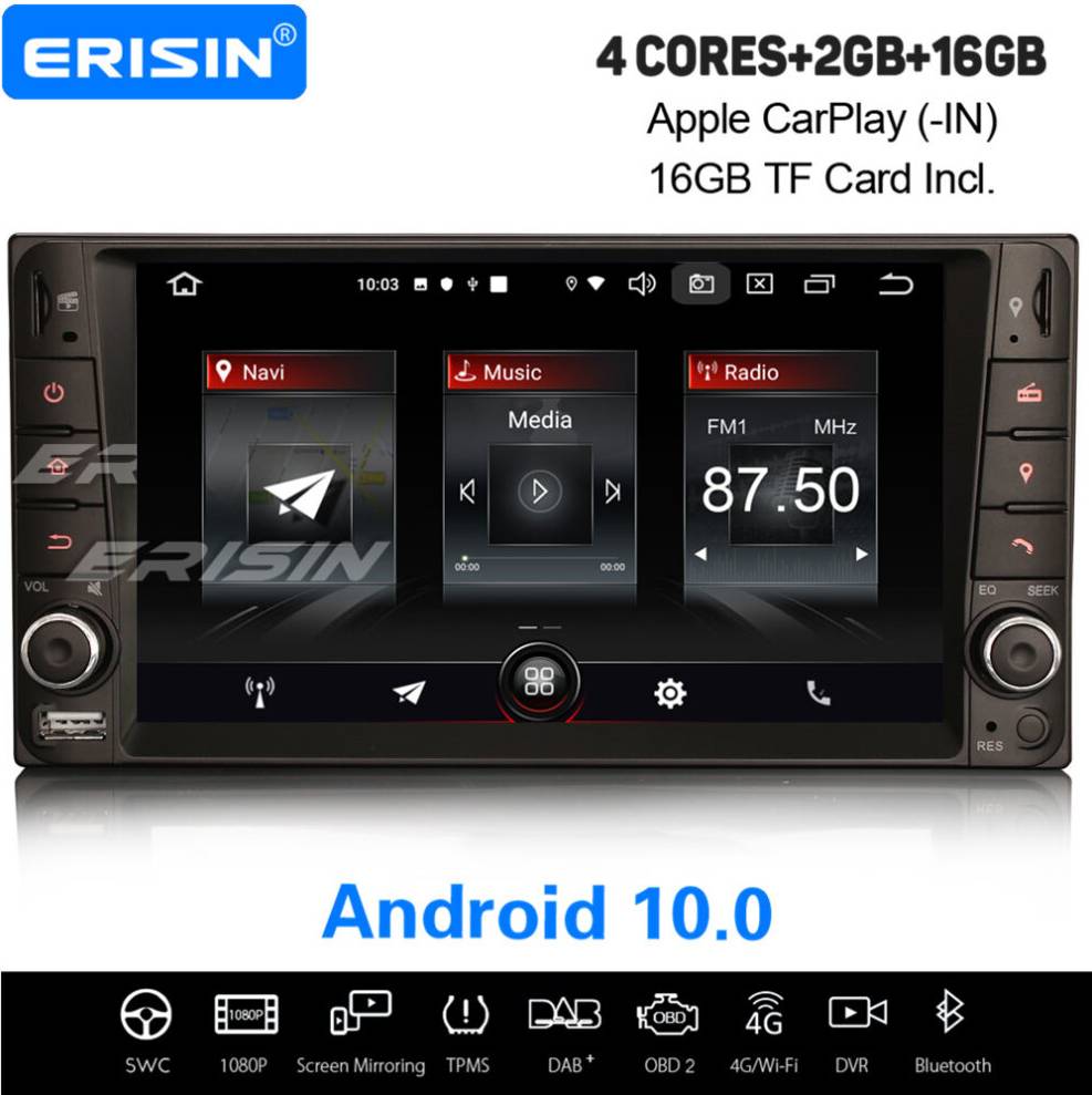 Erisin Car Multimedia System - Android 10.0