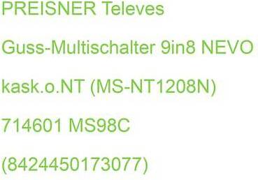 Multischalter 9