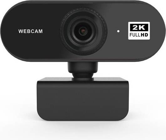 2K Webcam HD Computer PC WebCamera with Microphone Rotatable Cameras Webcams2K