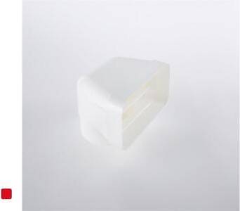 Elica Rac Vert Sez Circular Connector, White